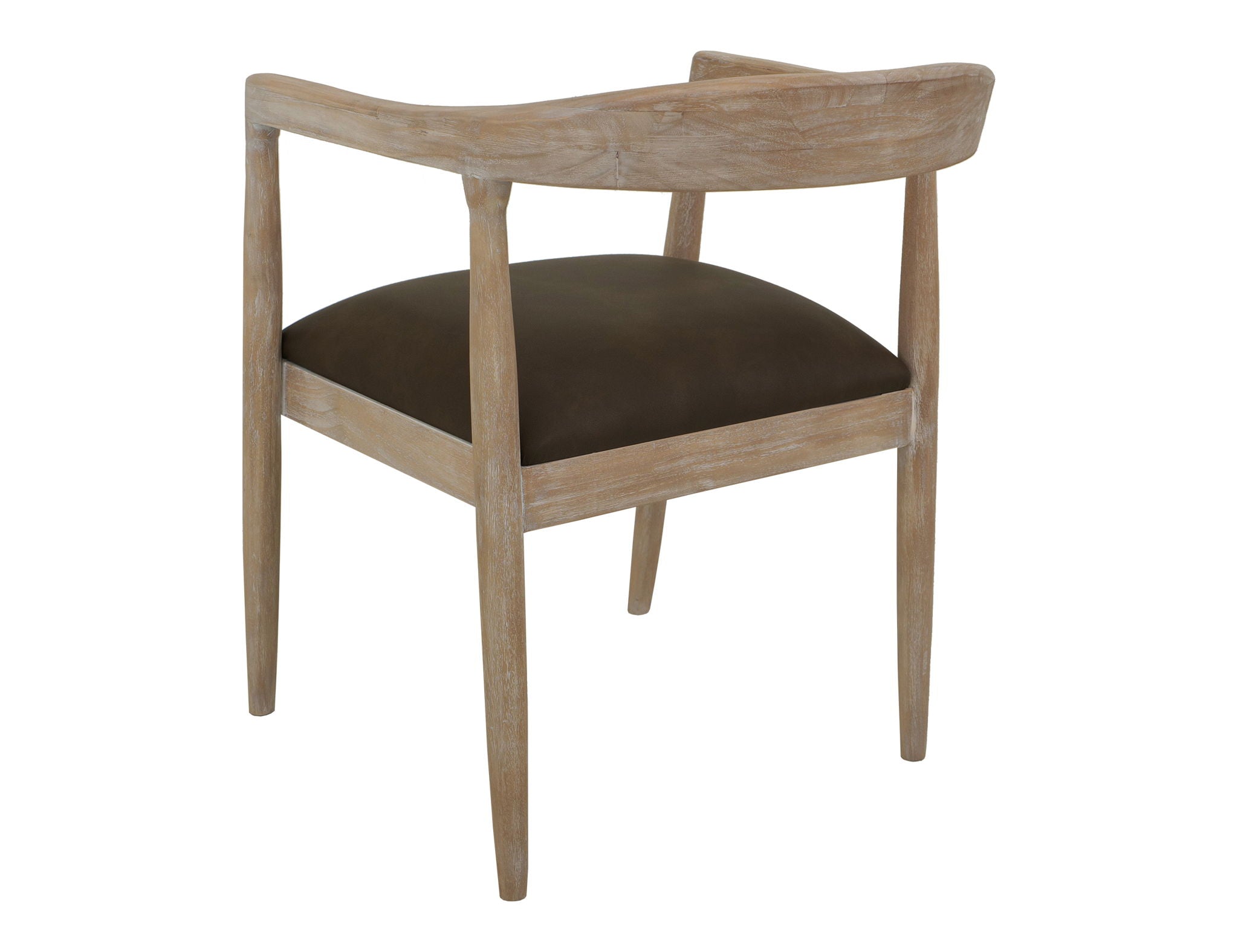 Teak Chair Ivory White