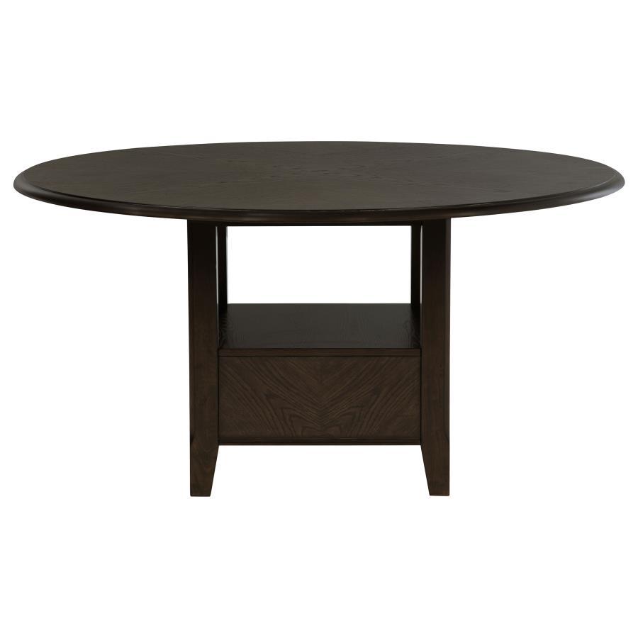 Twyla Round Dining Table with Storage Drawer