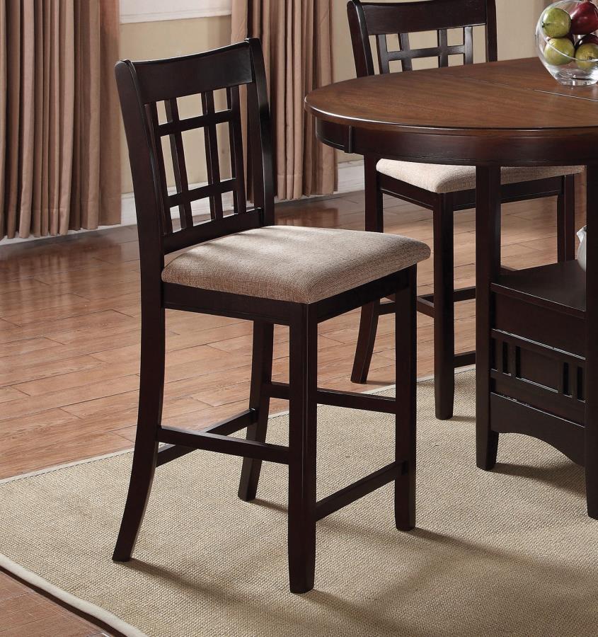 Upholstered Counter Height Stools with Cushioned Seating