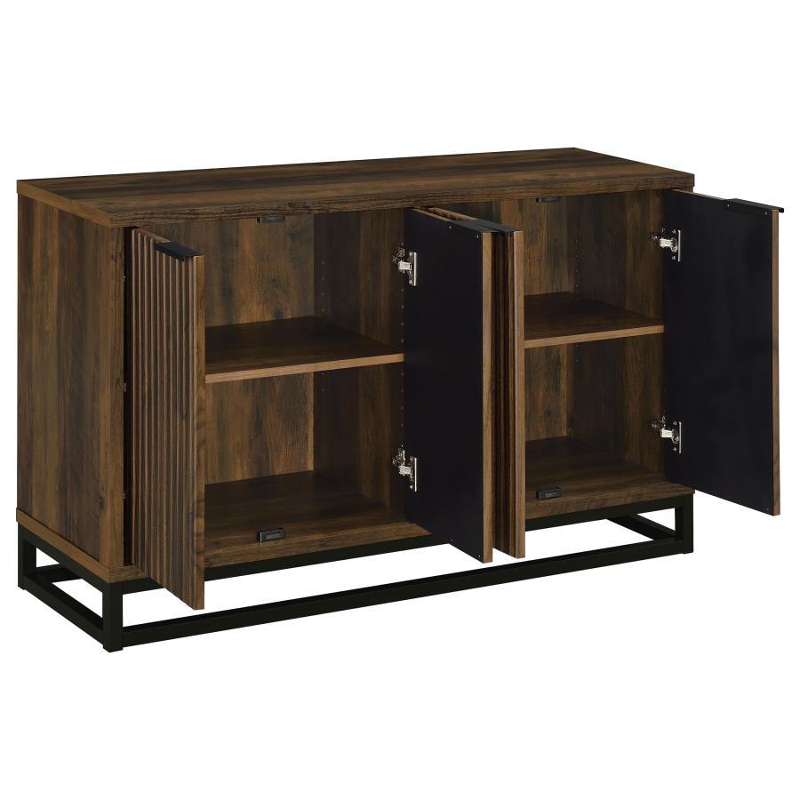 Ryatt 4 Door Engineered Wood Accent Cabinet