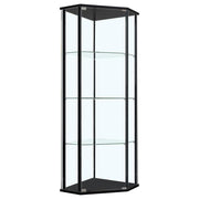 Zenobia 4-Shelf Curio Cabinet Display Case