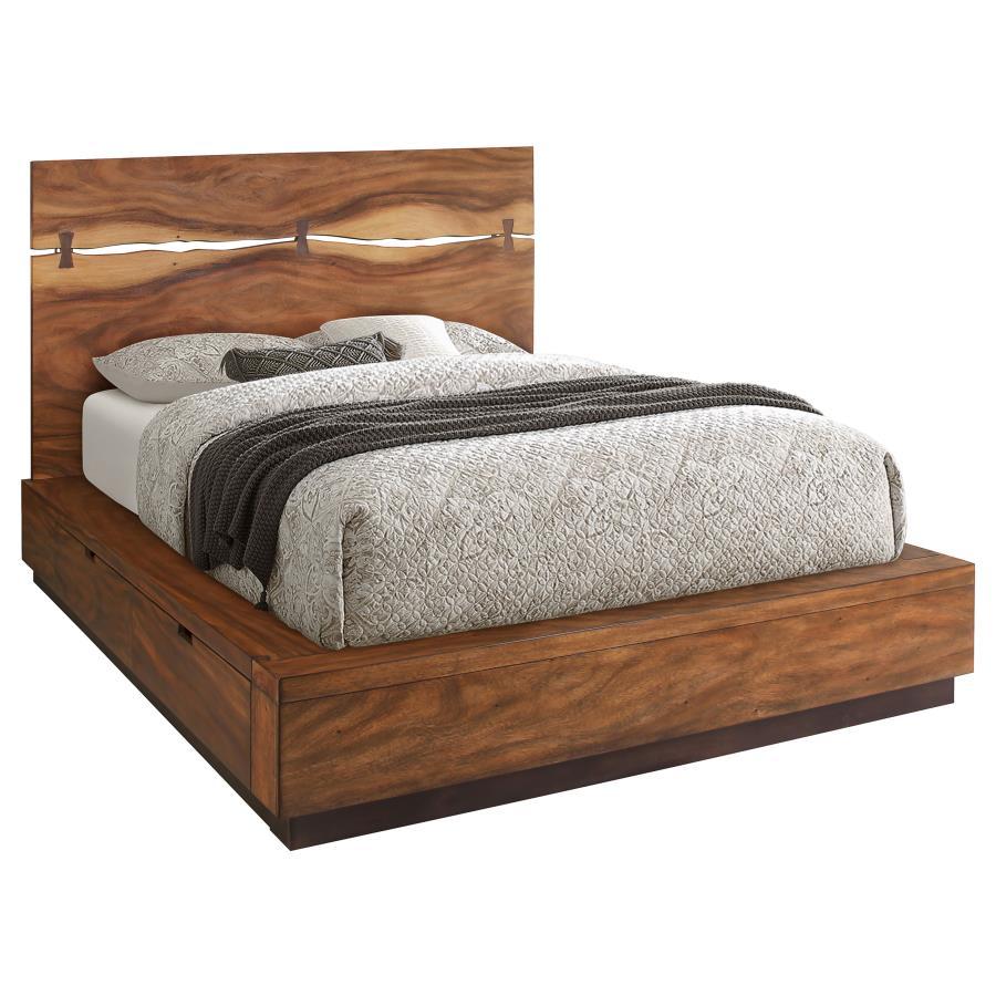 Winslow Wood Storage Panel Bed