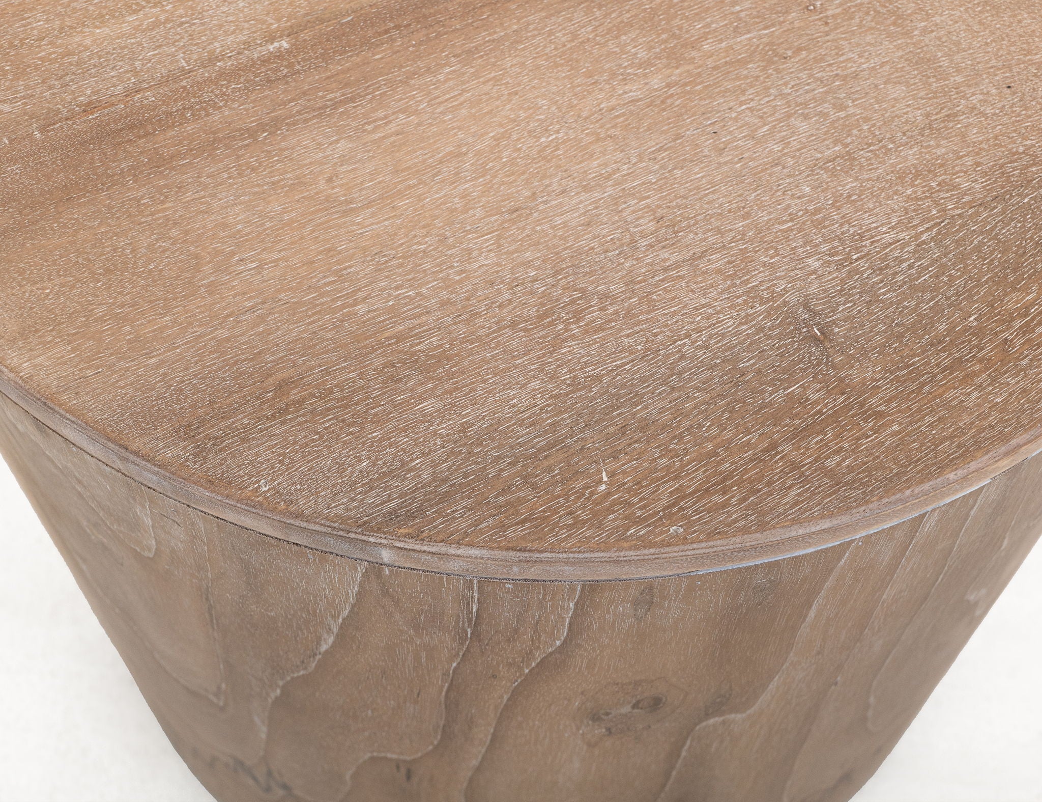 Balam Living Room Table Ivory White