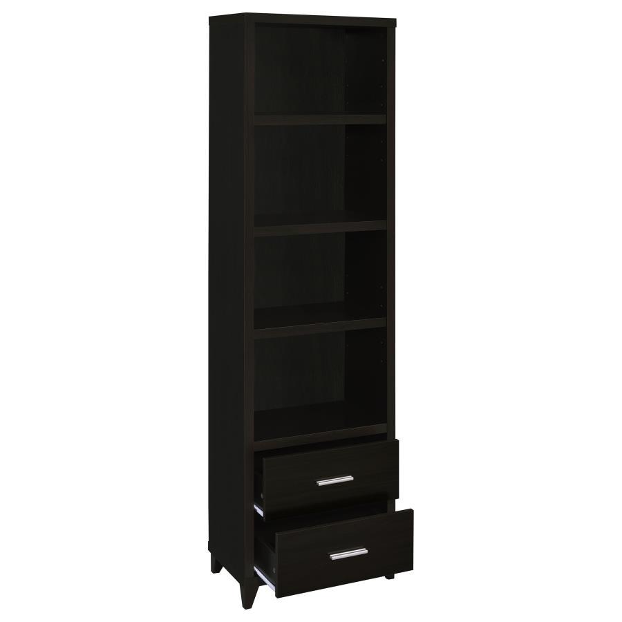 Lewes 4-Shelf Engineered Wood Media Tower