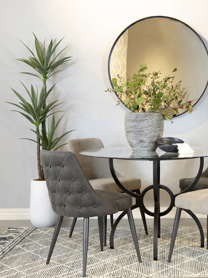 Upholstered Dining Side Chair Set of 2