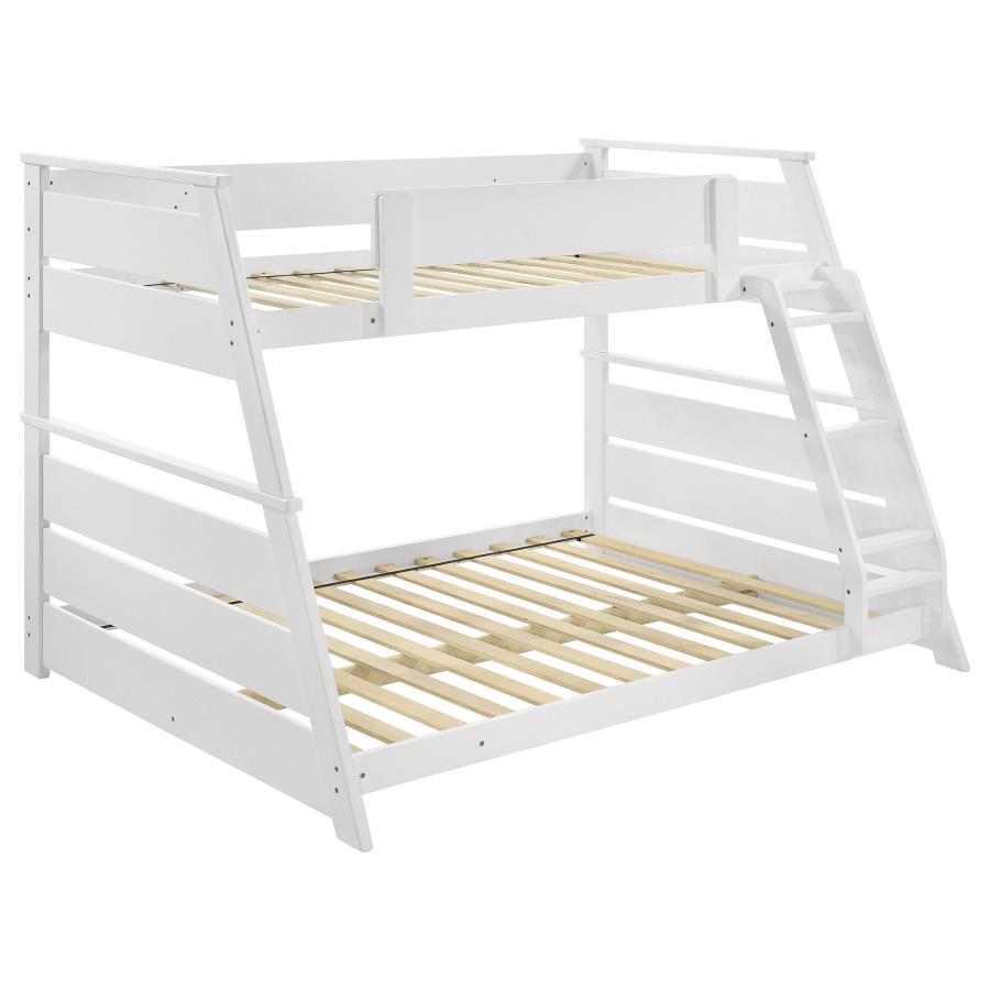 Holden Twin over Full Wood Veneer Bunk Bed