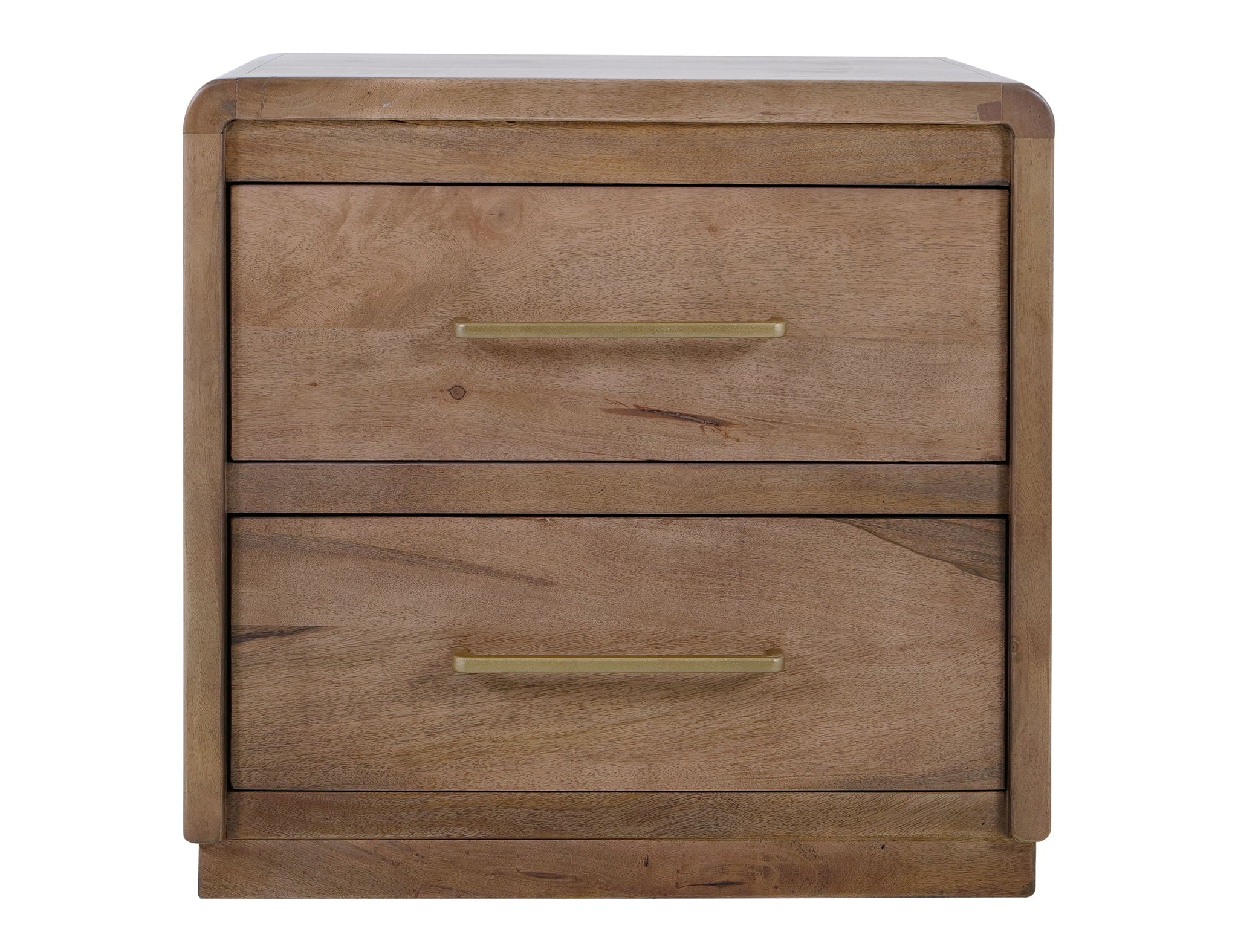 Mezquite - 2 Drawer Nightstand - Mezquite Brown