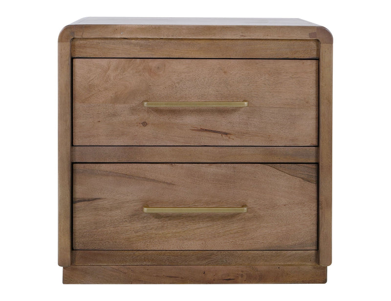 Mezquite - 2 Drawer Nightstand - Mezquite Brown