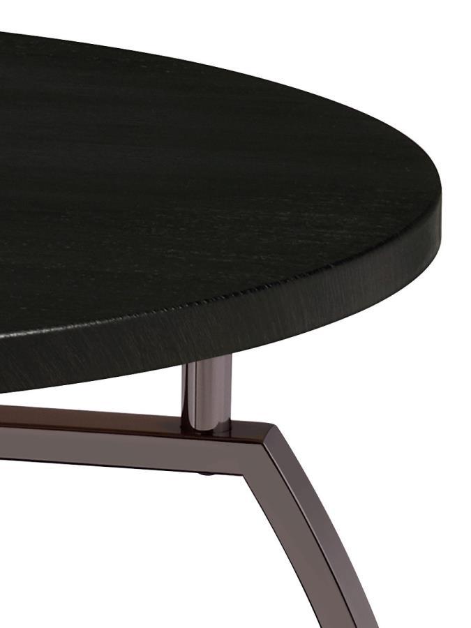 Dacre Round Engineered Wood Top Coffee Table