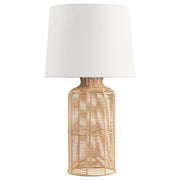 Nairobi Empire Shade Handwoven Rattan Table Lamp