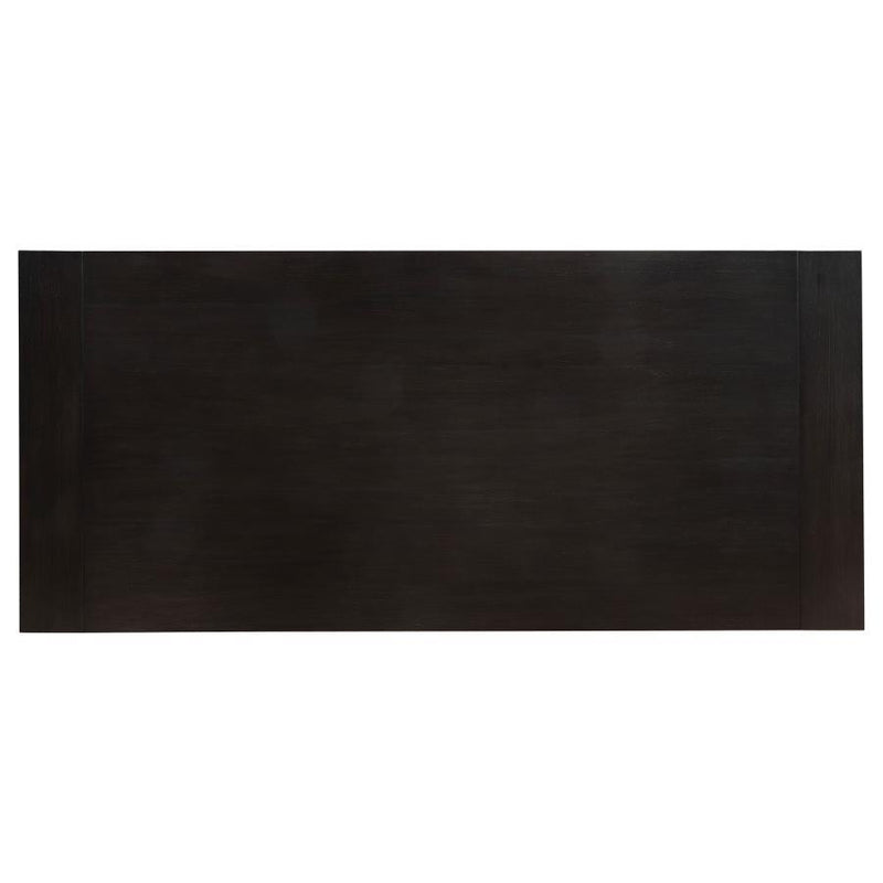 Onslow Rectangular Dark Brown Wood Dining Table