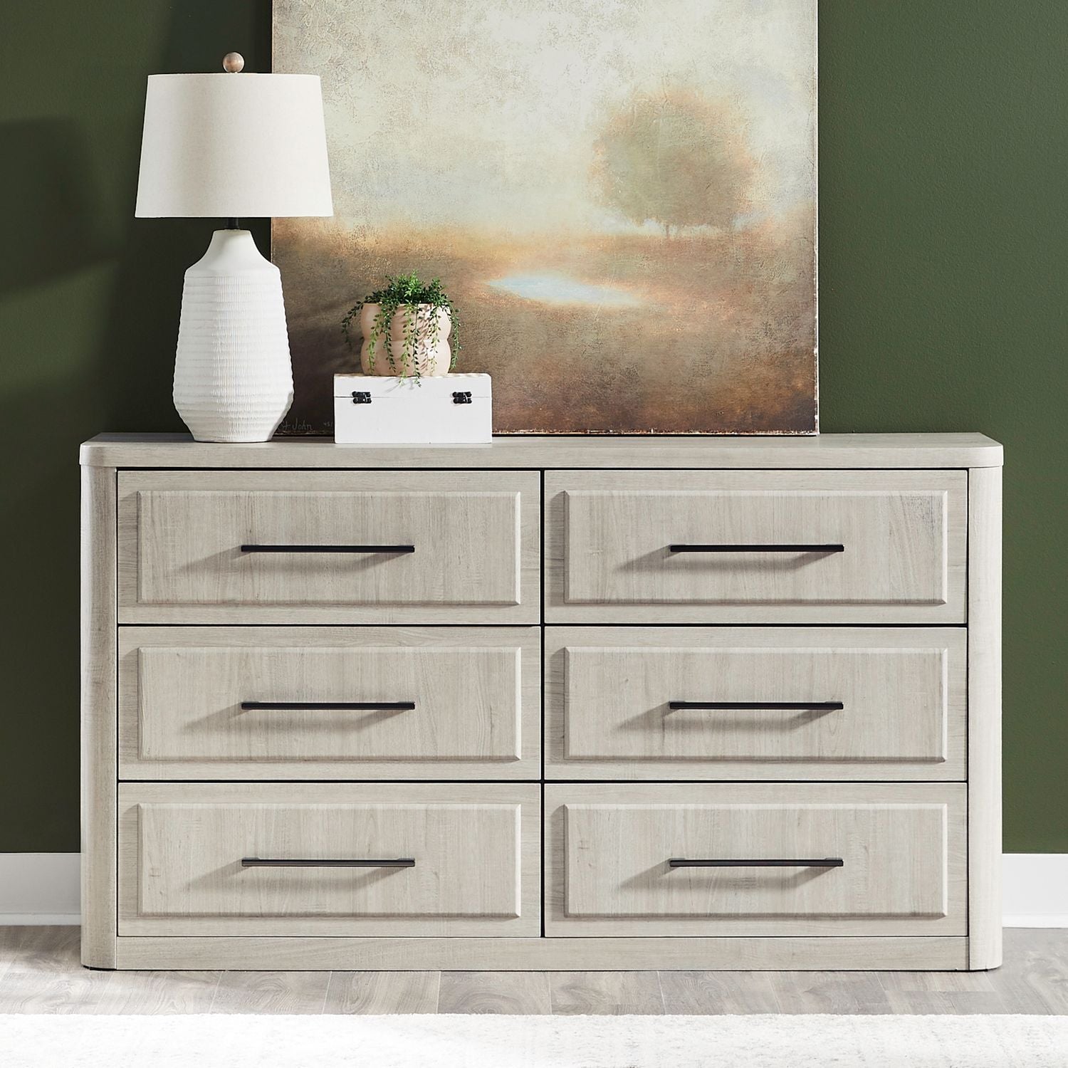 Modern Play - 6 Drawer Dresser - White