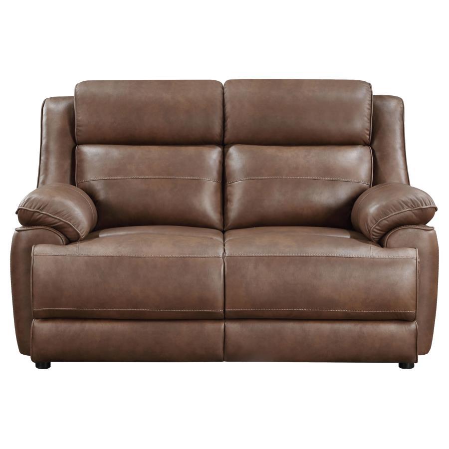 Ellington Upholstered Padded Arm Loveseat