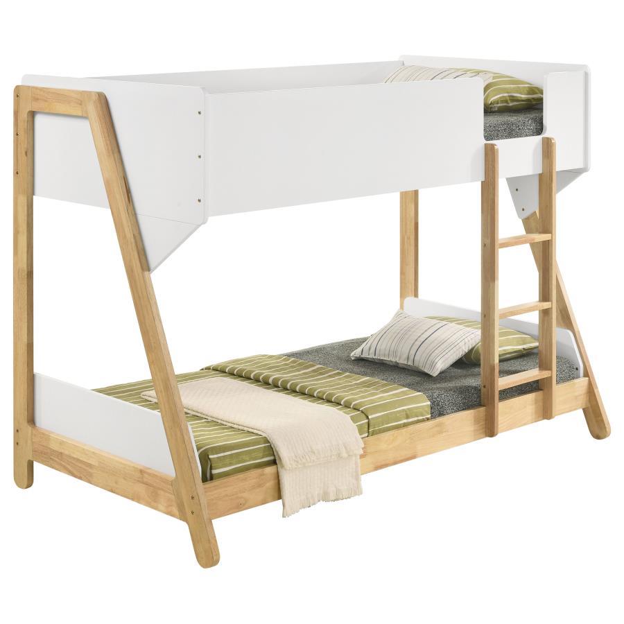 Wyatt Wood Twin Over Twin Bunk Bed