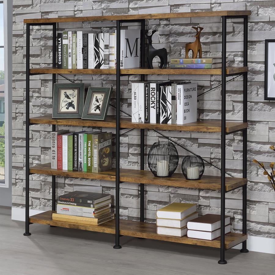 Analiese 4-Shelf Double Bookshelf