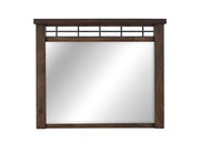 Parota III Mirror in Barrel Brown