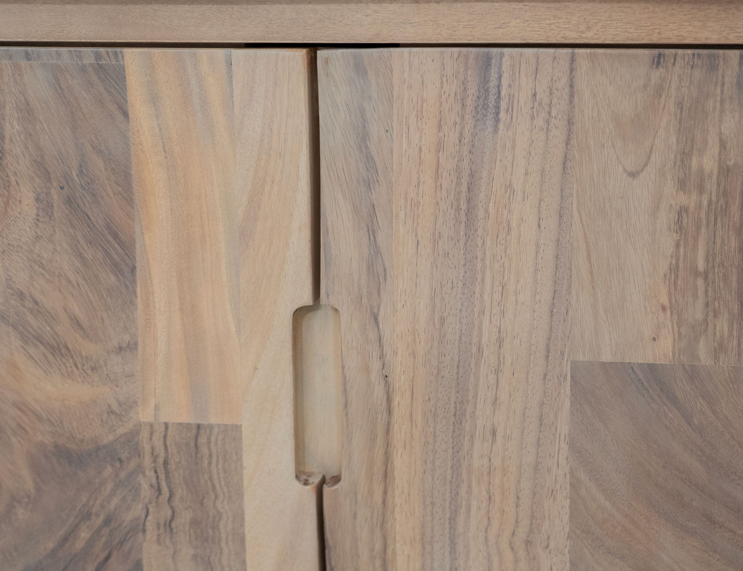 Natural Parota TV Stand – 4-Door