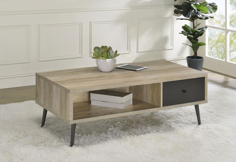 Welsh 1-Drawer Engineered Wood Coffee Table