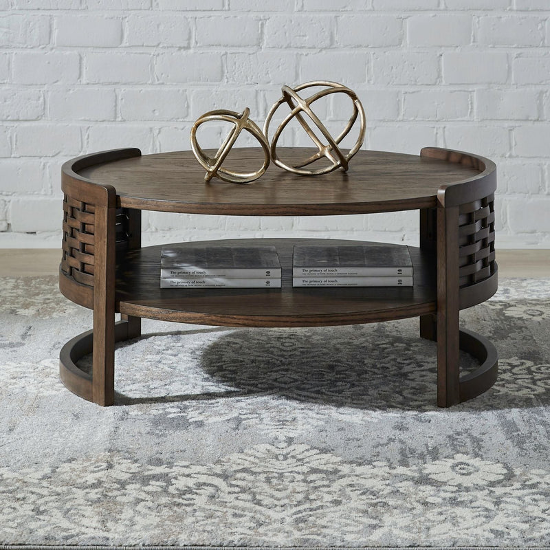 Warren Park Round Table Collection – Brown Casual