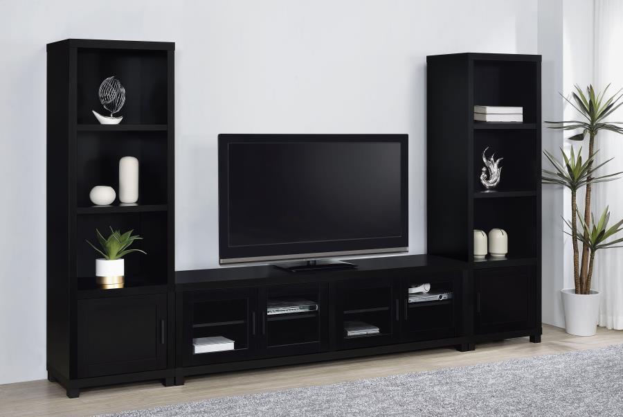 Jupiter 3-Piece Entertainment Center with 4-Door TV Stand
