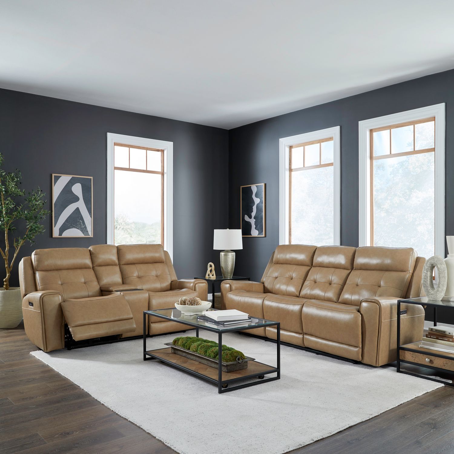 Carrington - Transitional Sofa Set