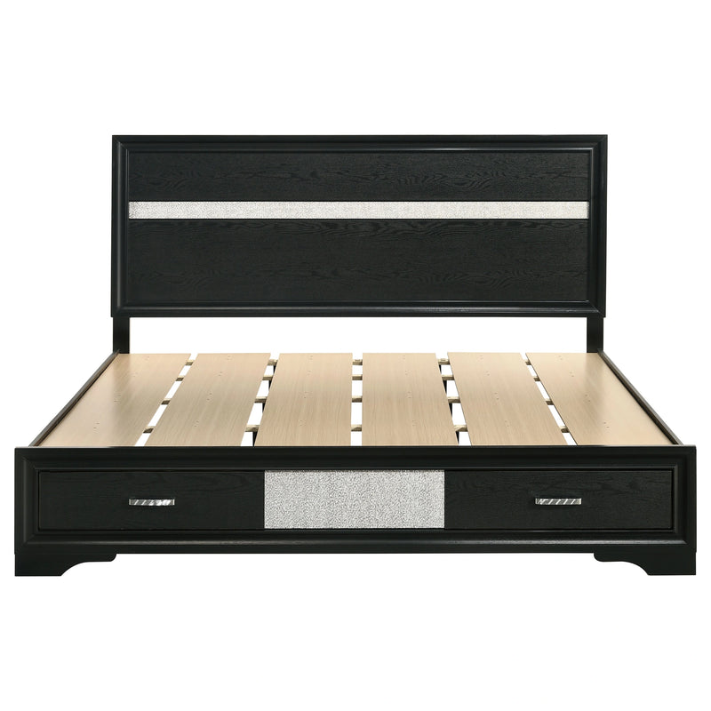 Miranda Panel Platform Storage Bed