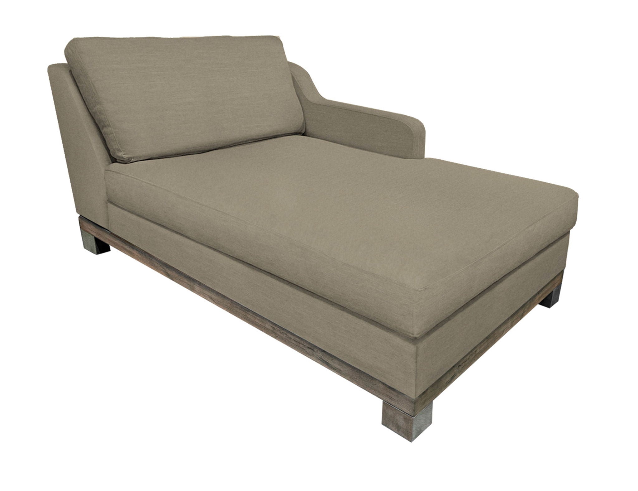 Samba Left-Arm Chaise in Brown Camel