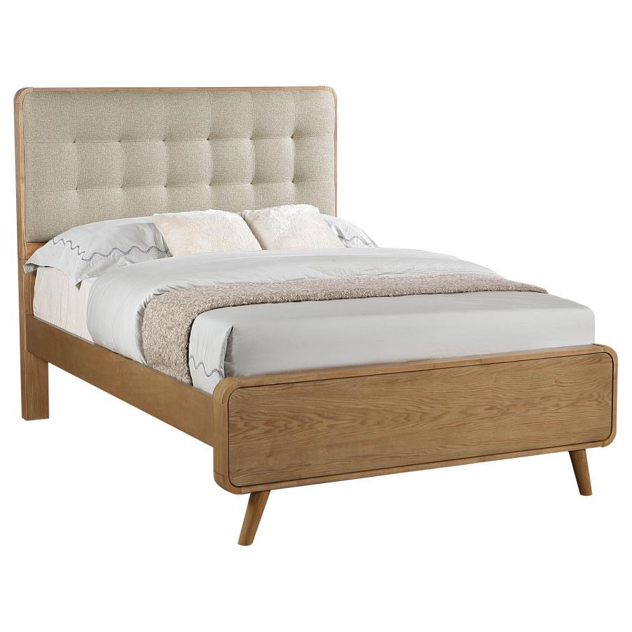 Robyn Mid-Century Wood Panel Bed