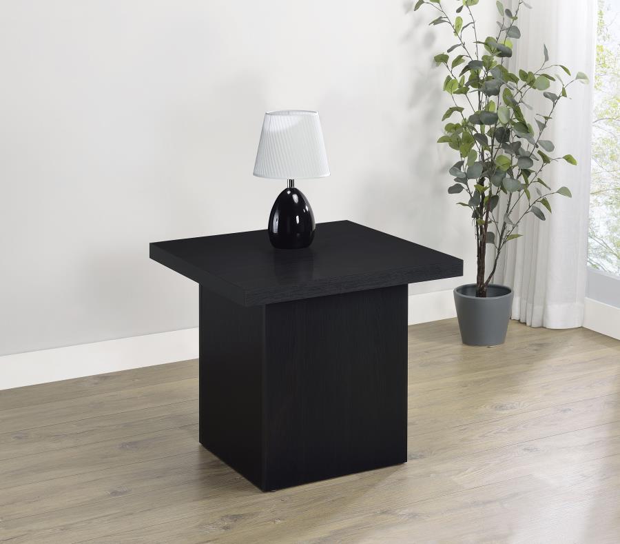 Max Square Engineered Laminate End Side Table