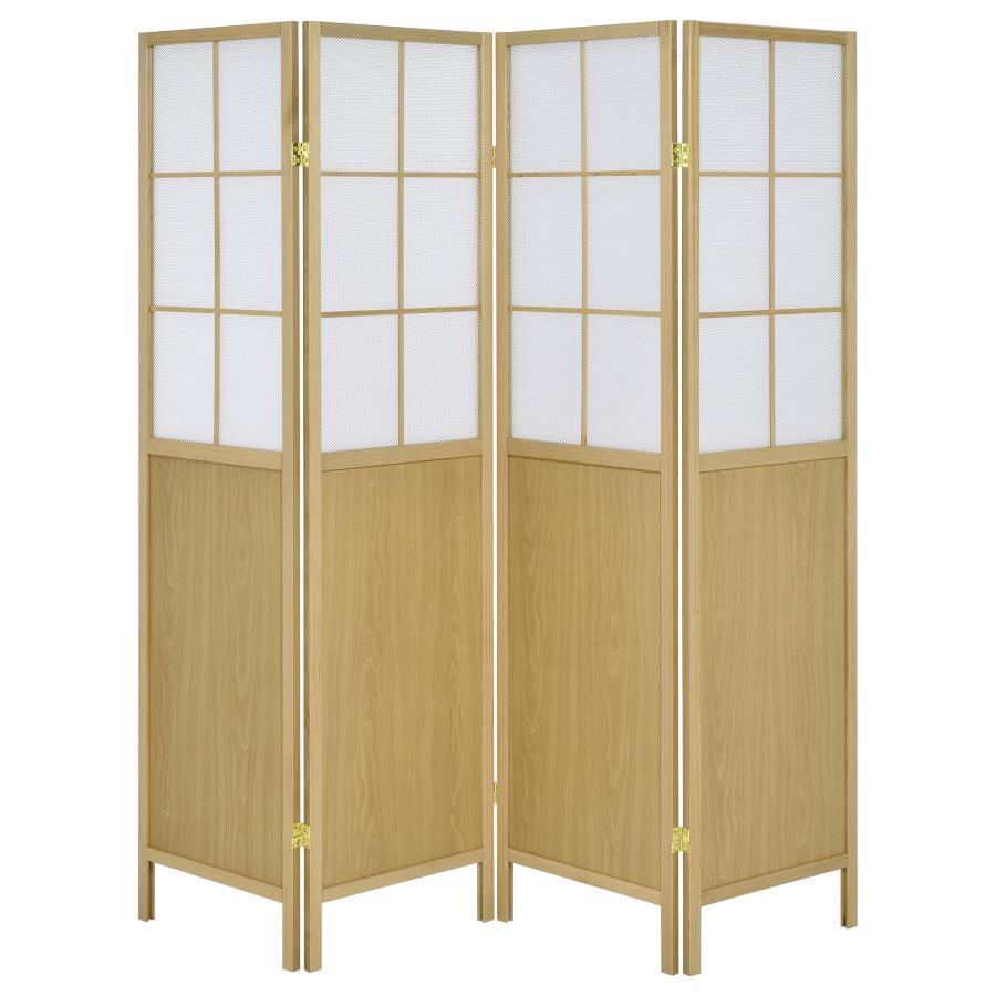 Edwards - 4-Panel Room Divider Folding Shoji Screen