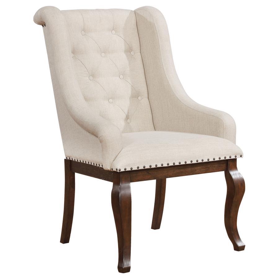 Brockway 2-Piece Upholstered Dining Arm Chair Set