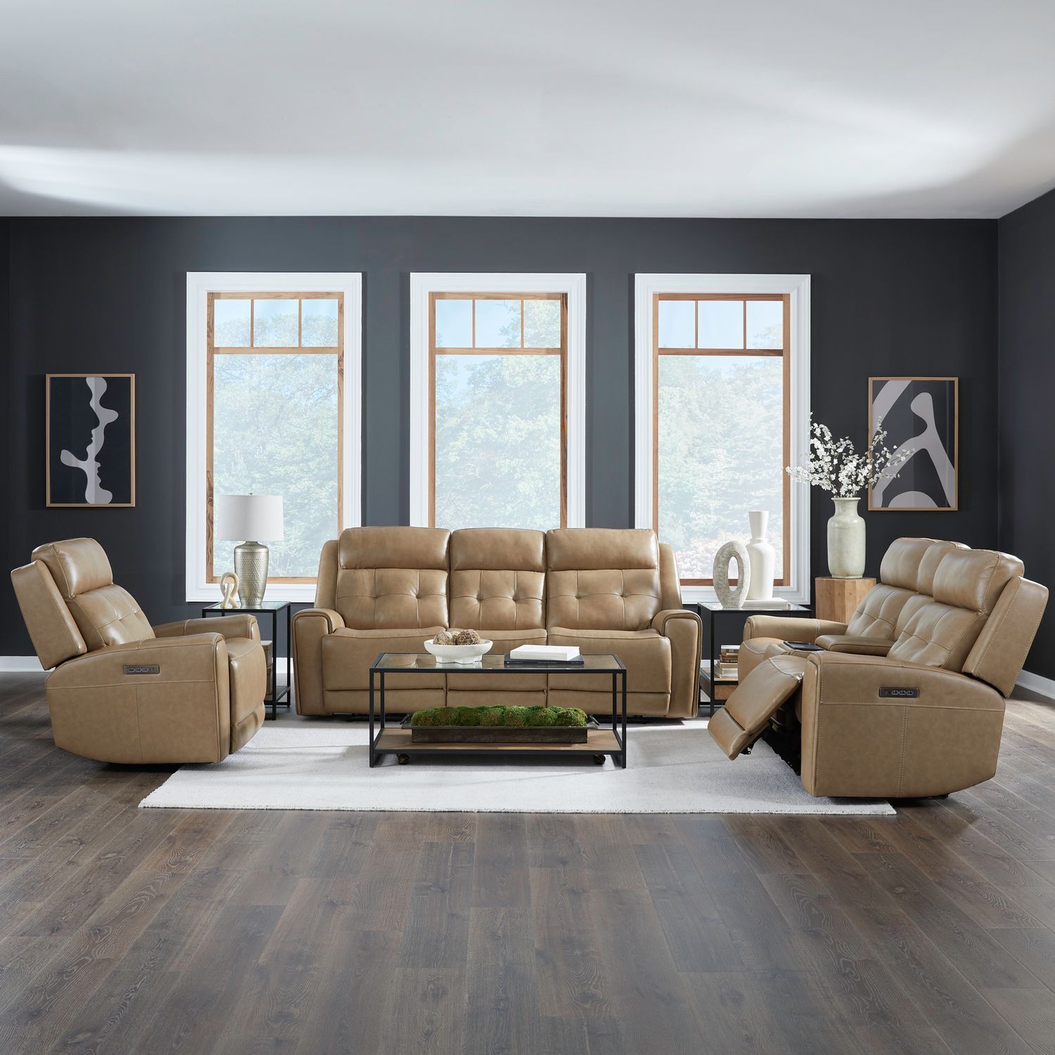Carrington - Transitional Sofa Set