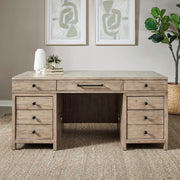 Proximity Place Jr Executive Desk - Barley Buff