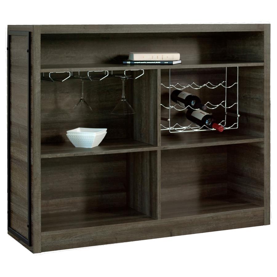 Joe 5-Shelf Composite Wood Home Bar Wine Cabinet