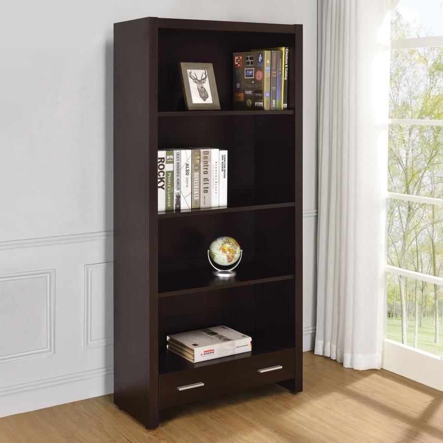 Skylar 5-Shelf Bookcase with Drawer