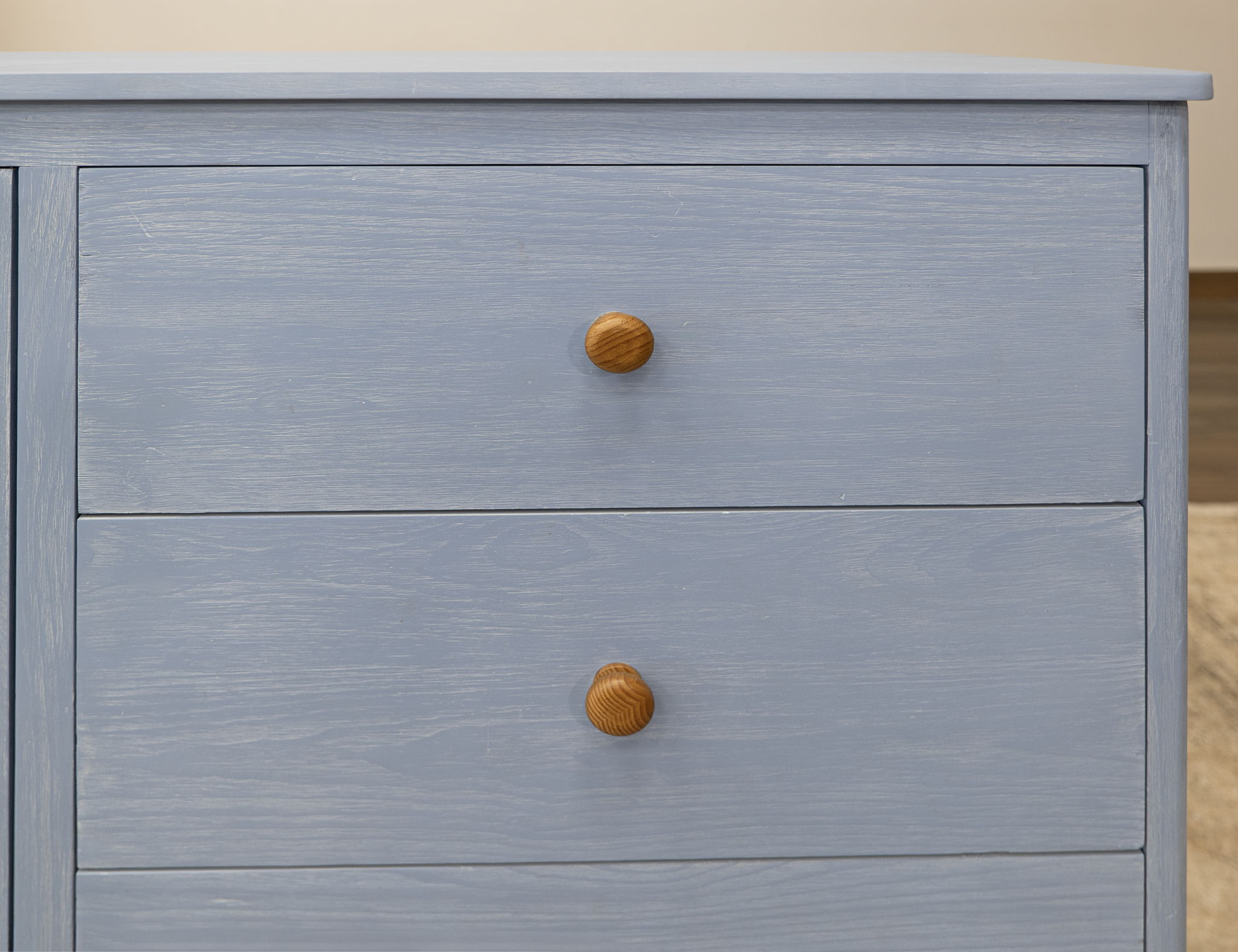 Giza - 3 Drawer & 2 Door Console - Pastel Blue