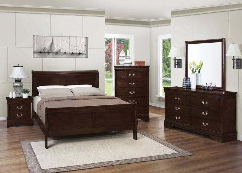 Louis Philippe Two-Drawer Nightstand