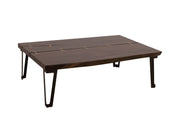 Walnut Deluxe Cocktail Table in Walnut Brown