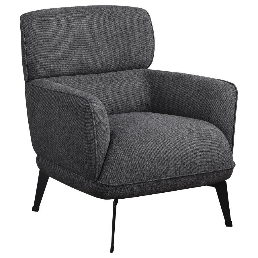 Andrea - Upholstered Crescent Arm Accent Chair