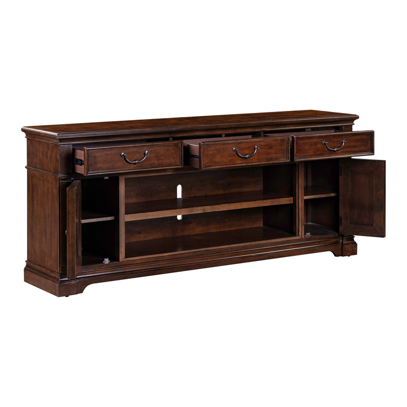 Fireplace TV Consoles - 84" Fireplace TV Console FTS - Brown