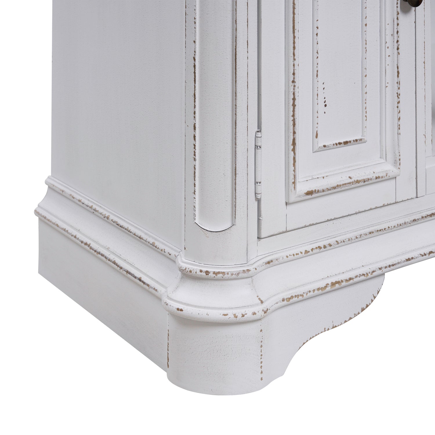 Fireplace TV Consoles - 244 82" Console With Fire FTS - White