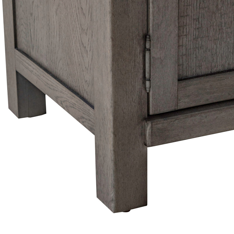 Fireplace TV Consoles - 406 78" Console With Fire FTS - Brown