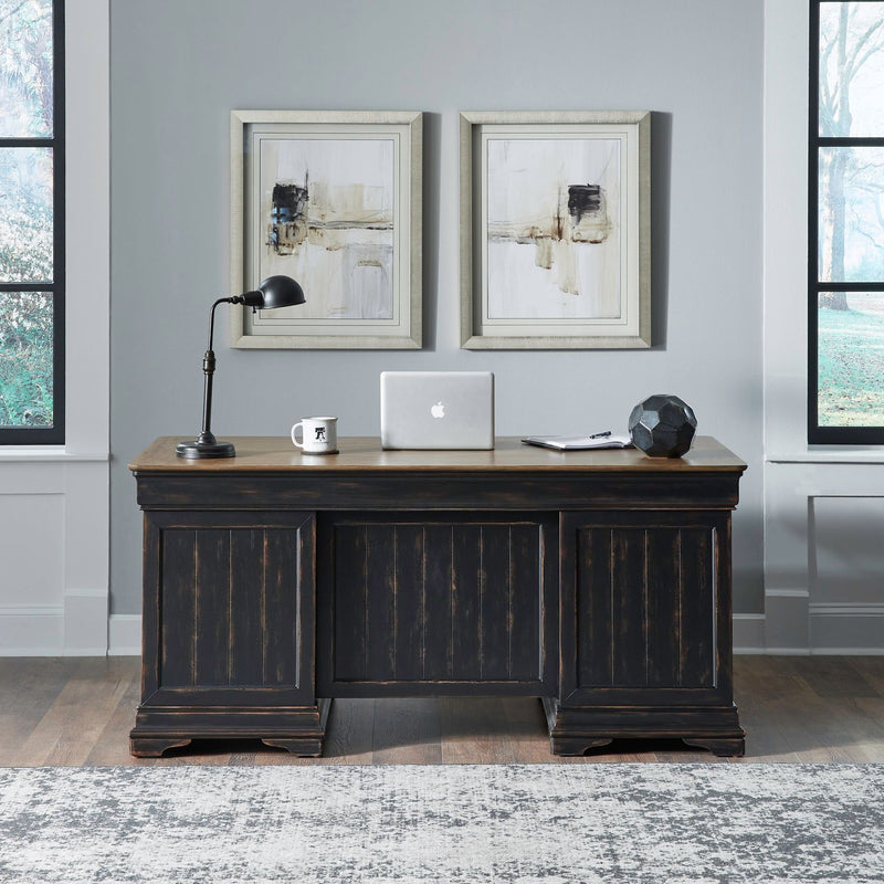 Meritage Jr Executive Desk in Black