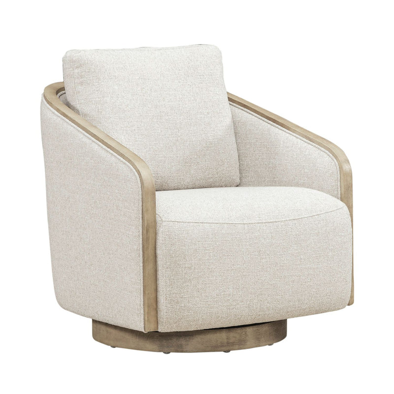 Nora Upholstered Swivel Accent Chair