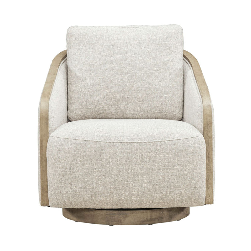 Nora Upholstered Swivel Accent Chair