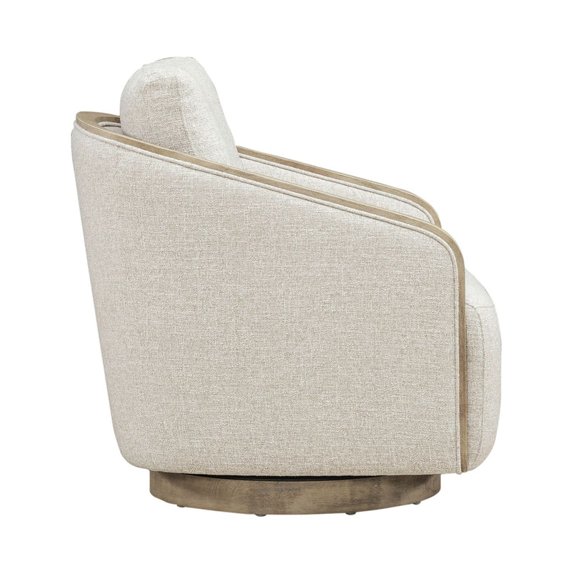 Nora Upholstered Swivel Accent Chair