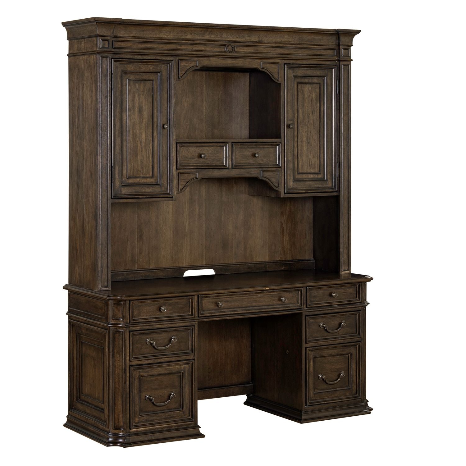 Provence Park Jr Executive Credenza & Hutch